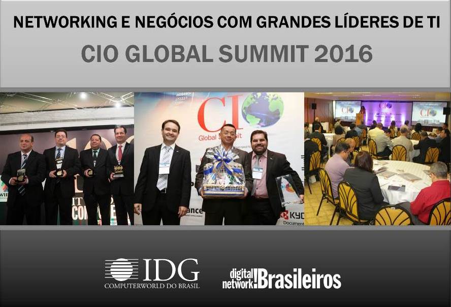 CIO Global Summit 2016 PR - BH - RJ - SP - RS - RE